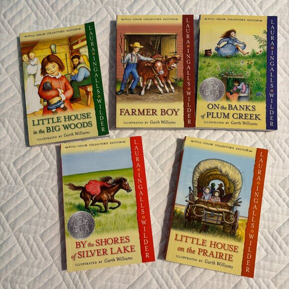 Laura Ingalls Wilder "Little House" 5 Book Set - Picture 2 of 3